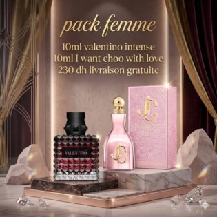 valentino edp intense + i want choo with love