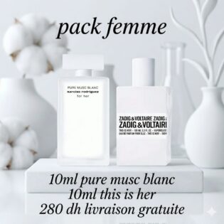 This is her + Pure musc blan